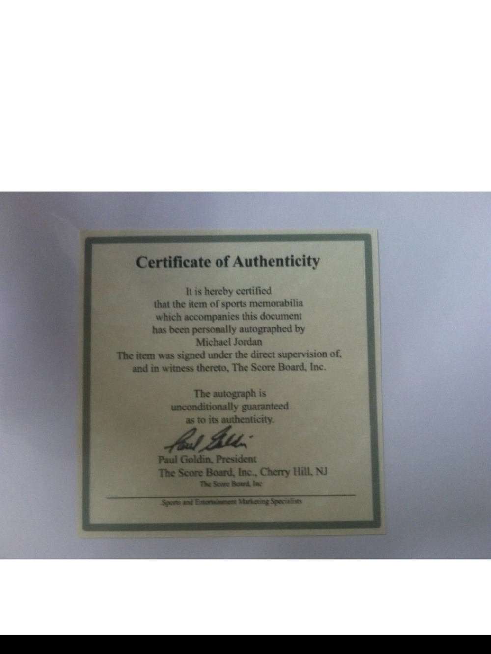 Michael Jordan Autograph - Picture 3 of 3